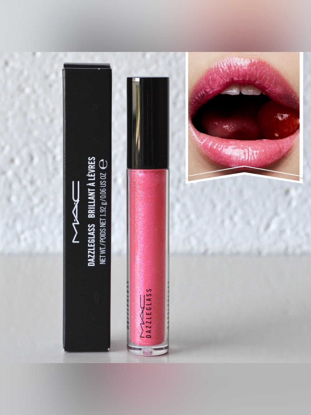 MAC Cosmetics Dazzleglass Lipgloss *STEPPIN' OUT* Limited Edition Hot Pink BNIB